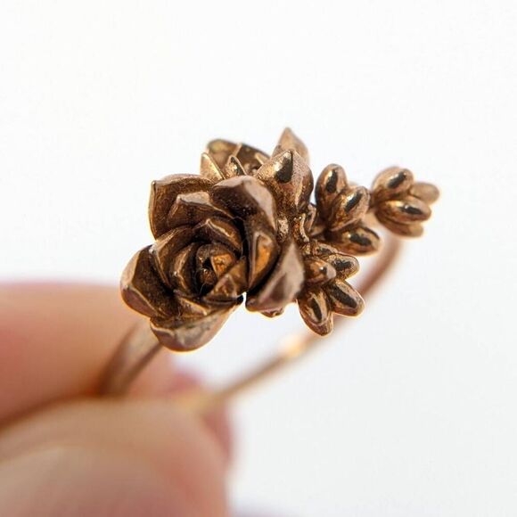 Botanical Cluster Ring in Natural Bronze size 7 by Collected Edition - Picture 1 of 15